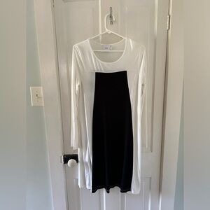 ASOS Maternity Dress Black and White (8)